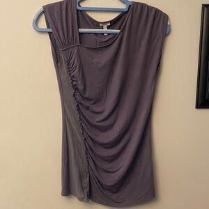 Flounce Purple Sleeveless Top